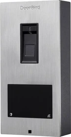 DoorBird A1122 IP Zugangskontrollsystem mit Fingerprint, 50 Mitarbeiter, Edelstahl V4A gebürstet, Aufputz