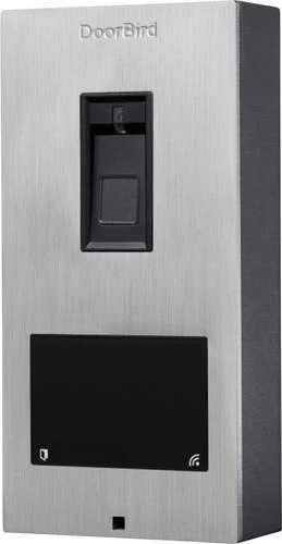 DoorBird A1122 IP Zugangskontrollsystem mit Fingerprint, 50 Mitarbeiter, Edelstahl V4A gebürstet, Aufputz