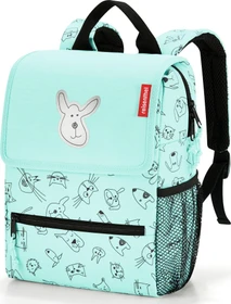 Reisenthel Backpack Kids cats and dogs mint Kindergartenrucksack