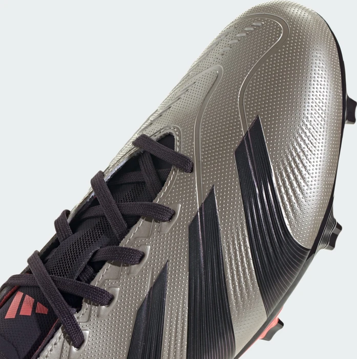 adidas Predator League FG platinum metallic/aurora black/turbo (Herren)