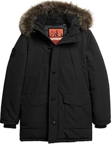 Superdry Everest Mantel jet black (Herren)