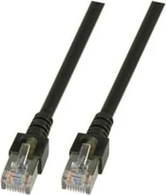goobay Patchkabel, Cat5e, F/UTP, RJ-45/RJ-45, 3m, schwarz