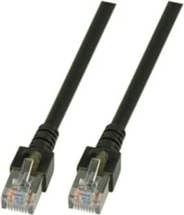 goobay Patchkabel, Cat5e, F/UTP, RJ-45/RJ-45, 3m, schwarz