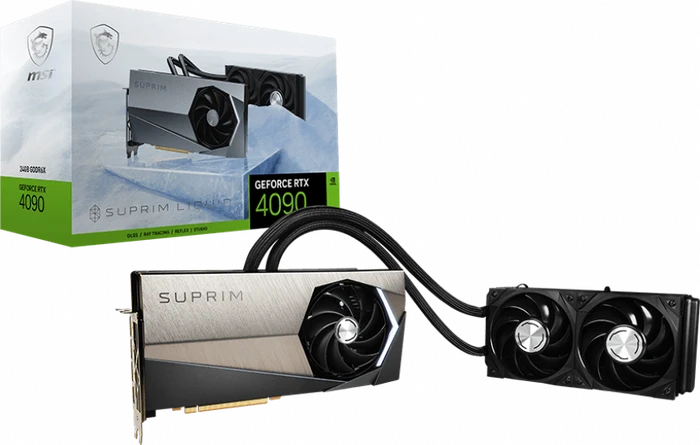 MSI GeForce RTX 4090 Suprim Liquid 24G, 24GB GDDR6X, HDMI, 3x DP