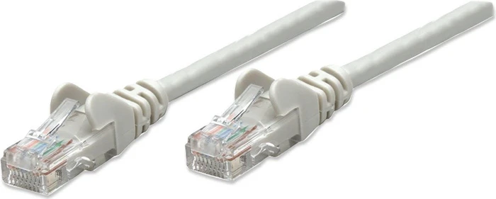 Intellinet Patchkabel, Cat5e, U/UTP, RJ-45/RJ-45, 20m, grau