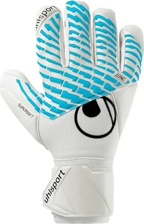 uhlsport FM Cybertec Supersoft HN Torwarthandschuhe white/cyber blue/black