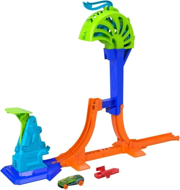 Mattel Hot Wheels Stunt Tracks Power Launch Champion Track Set