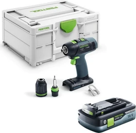 Festool T 18+3-Basic 4.0 Akku-Bohrschrauber inkl. Systainer + Akku 4.0Ah