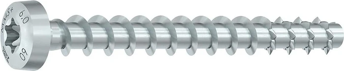 HECO MULTI-MONTI-plus P A2K Torx T30 Betonschraube, 6x60mm, 100 Stück