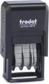 trodat printy-dater 4810 Datumstempel ISO-Variante, 20x3.8mm, Monat in Ziffern, schwarz