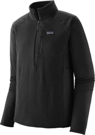 Patagonia R1 Fleece Funktionsshirt langarm schwarz (Herren)