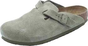Birkenstock Boston Veloursleder faded khaki