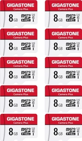 Gigastone Camera Plus R80/W15 8GB Kit, UHS-I U1, Class 10, 10er-Pack