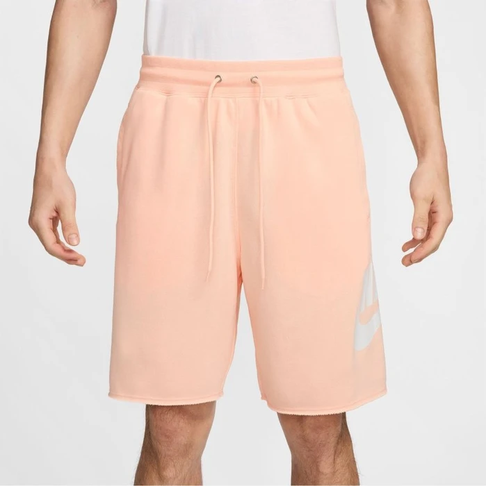 Nike Club French Terry Alumni Hose kurz washed coral/white (Herren)