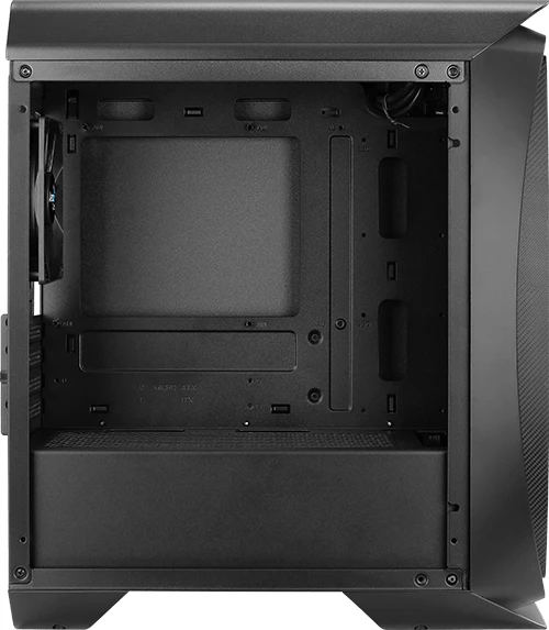 AeroCool Aero One Mini, schwarz, Glasfenster