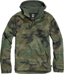Brandit Windbreaker Anorak woodland (Herren)