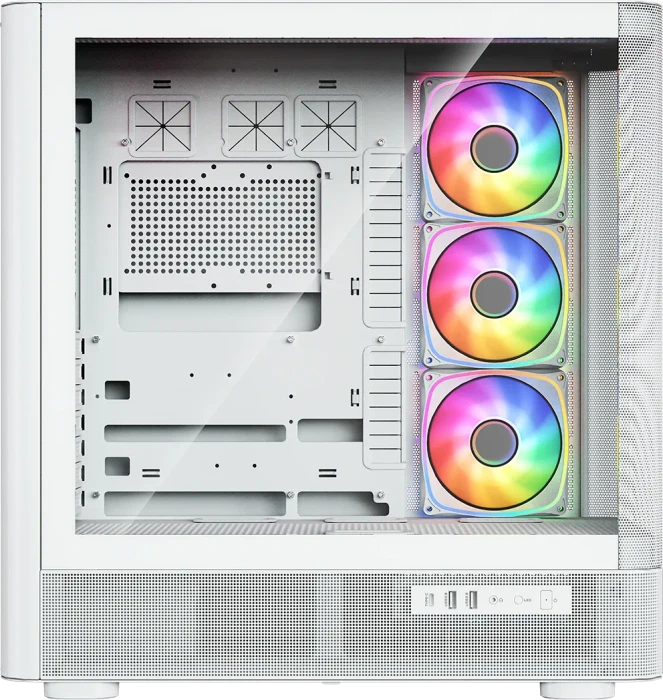Modecom Volcano AQ500 ARGB White, Glasfenster