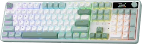 Redragon Wyvern K761 Pro Wireless, Jade Cloud, LEDs RGB, Mint Mambo, USB/Bluetooth, US