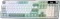 Redragon Wyvern K761 Pro Wireless, Jade Cloud, LEDs RGB, Mint Mambo, USB/Bluetooth, US Vorschaubild