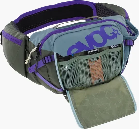 Evoc Hip Pack Pro 3 Trinkgurt steel/violet/dark olive