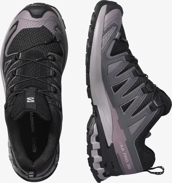 Salomon XA Pro 3D V9 black/gull/excalibur (Damen)