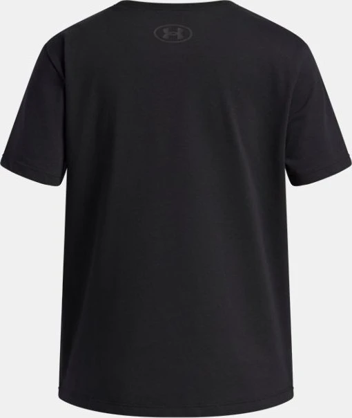 Under Armour Rival Shimmer Funktionsshirt kurzarm schwarz/weiß (Junior)