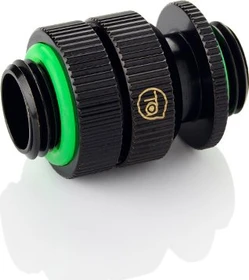 Bitspower Touchaqua Link Adapter Female G1/4", 16-22mm verstellbar, Glorious Black, 2er-Pack