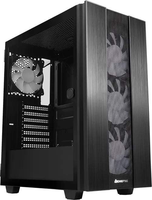 Chieftec Gamer GS-02B Hunter 2, Glasfenster