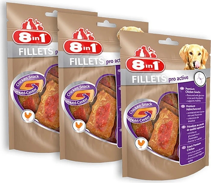 8in1 Fillets Pro Active S Huhn, 240g (3x 80g)