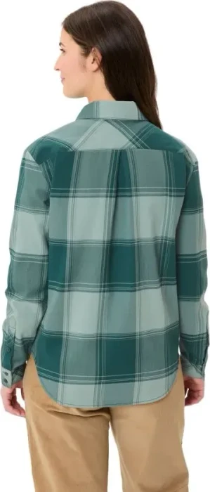 Vaude Farsund III Hemd langarm deep pond (Damen)