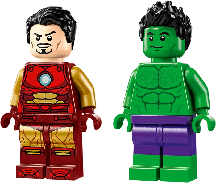 LEGO Marvel Super Heroes Spielset - Iron Man mit Bike und der Hulk
