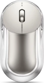 Lenovo 900 Multi-Device Wireless Mouse, silber/transparent, USB/Bluetooth (GY51V37443)
