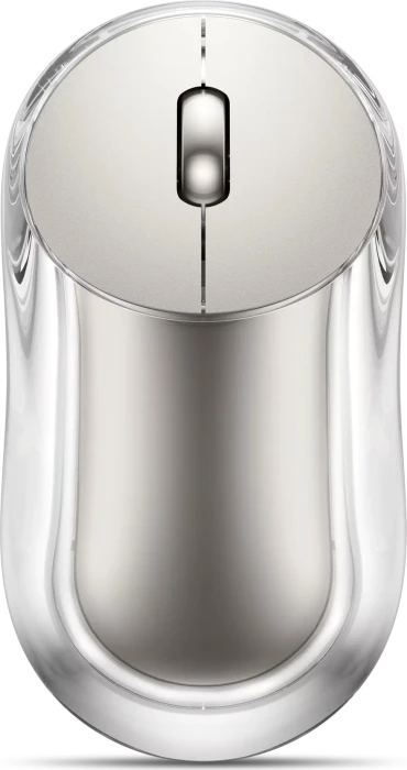 Lenovo 900 Multi-Device Wireless Mouse, silber/transparent, USB/Bluetooth