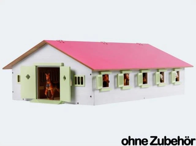Van Manen Kids Globe Farming Pferdestall mit 9 Boxen 1:32