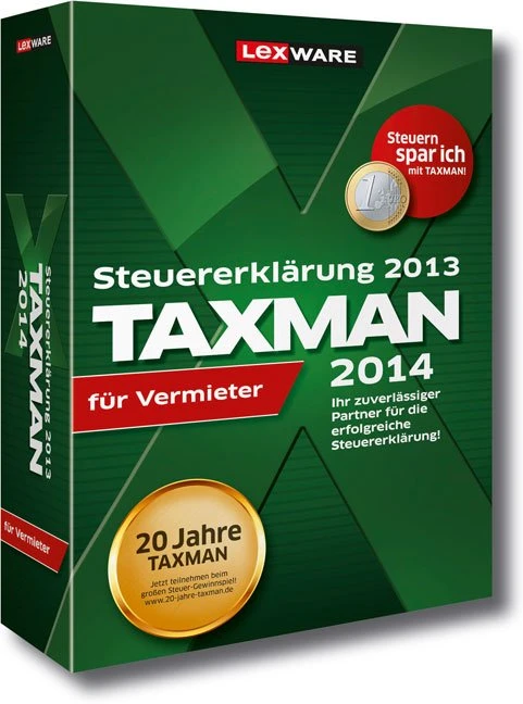 Lexware Taxman 2014 für Vermieter (deutsch) (PC)