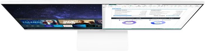 Samsung Smart Monitor M5 M50A, weiß, 27"