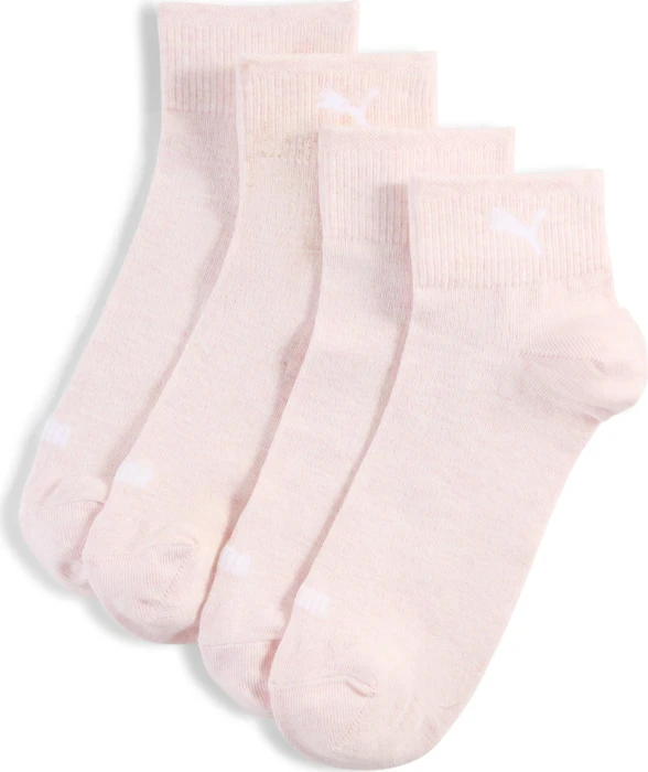 Puma Quarter Socken pink melange, 2 Paare (Damen)