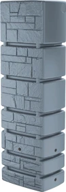 Prosperplast Tower Stone Regenwasserbehälter 350l glattes grau