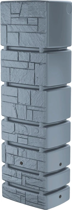 Prosperplast Tower Stone Regenwasserbehälter 350l glattes grau