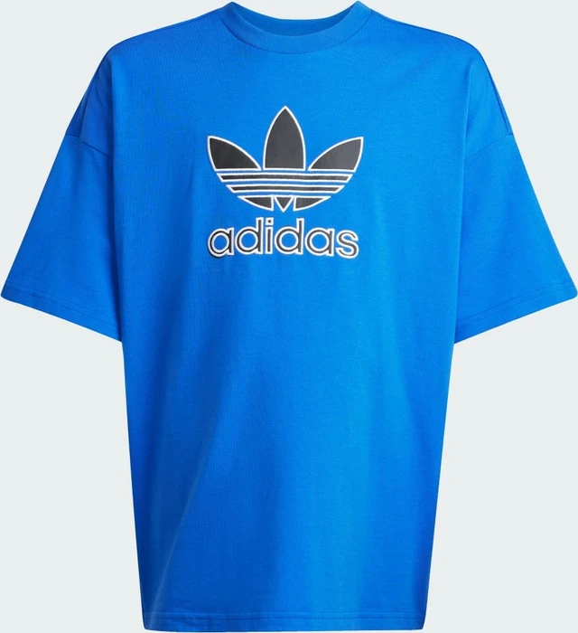 adidas Oversize Trefoil T-Shirt kurzarm blau (Junior)