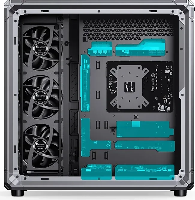 Jonsbo X400 Gray, Glasfenster