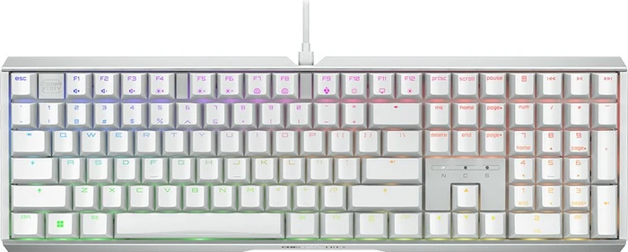 Cherry Xtrfy MX 3.1, weiß/silber, MX2A RGB RED, USB, US