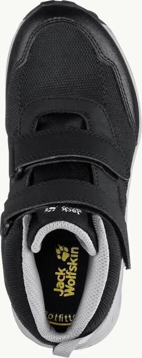 Jack Wolfskin Woodland Texapore Mid VC schwarz/grau (Junior)