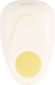 Vaessen Creative Hebel-Motivstanzer Jumbo, Kreis, gold/weiß, 51mm