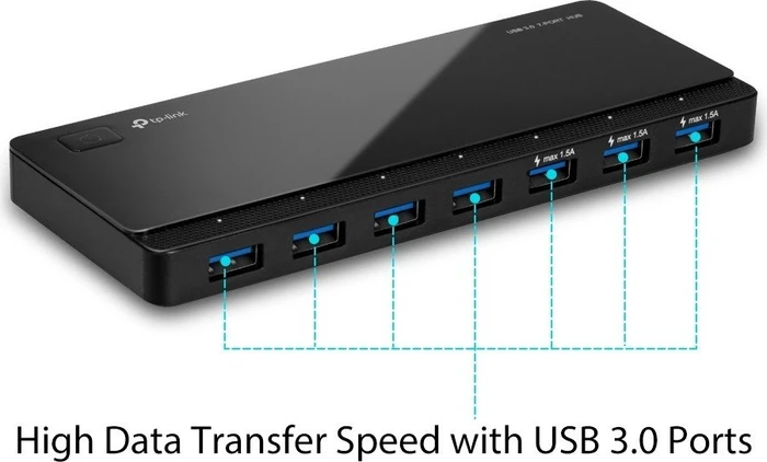 TP-Link USB-Hub, 7x USB-A 3.0, USB 3.0 Micro-B [Buchse]