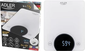 Adler AD 3173w digitale Küchenwaage weiß