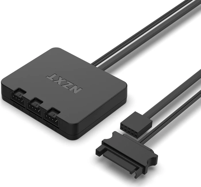 NZXT F Series F140 RGB, Matte Black, schwarz, LED-Steuerung, 140mm, 2er-Pack