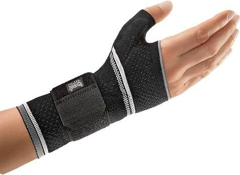 Bort Medical ManuBasic Plus Handgelenkbandage mit Daumeneinschluss links Größe M, 1 Stück