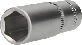 Brilliant Tools Außensechskant Steckschlüssel lang 3/8", 15x63mm