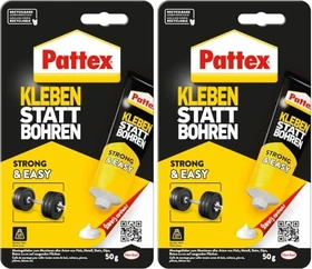 Pattex Kleben Statt Bohren Strong and Easy Montagekleber weiß, 50g